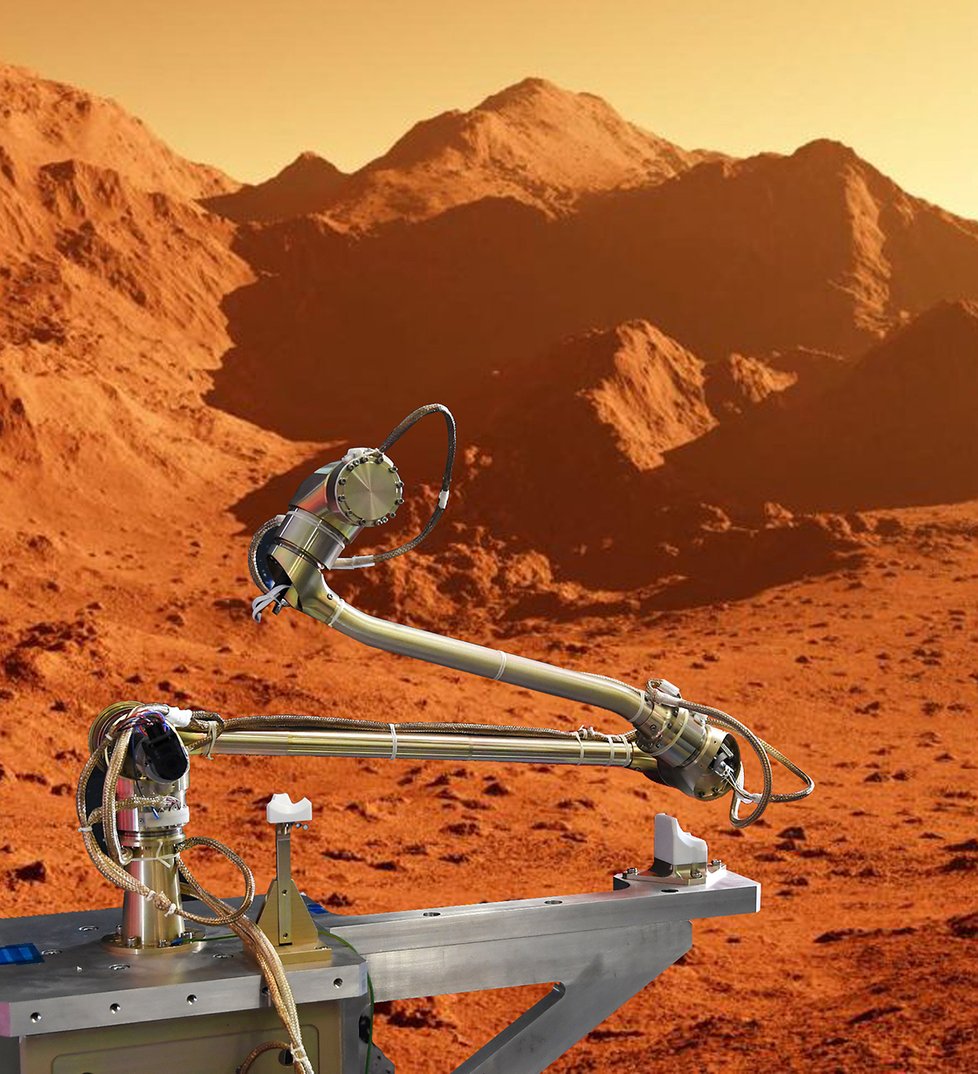 Italská robotická paže pro Mars