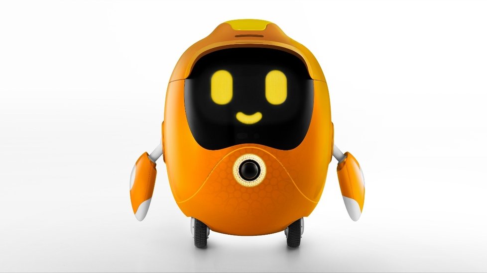 Robotický maskot Opti.