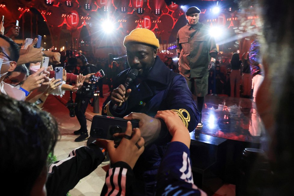 Koncert The Black Eyed Peas na Expu v Dubaji.