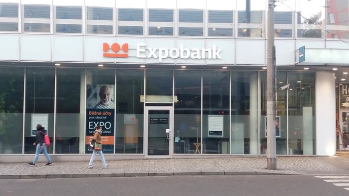 Pobočka Expobank CZ na pražském Smíchově