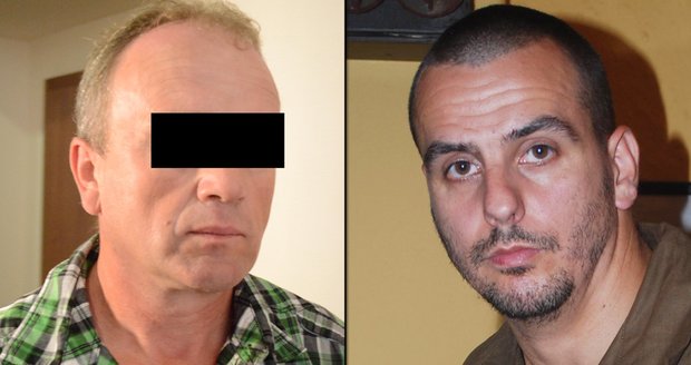Oběť, lékař Ladislav K. (vlevo) kvůli expolicistovi Foltýnovi neskutečně trpěl.