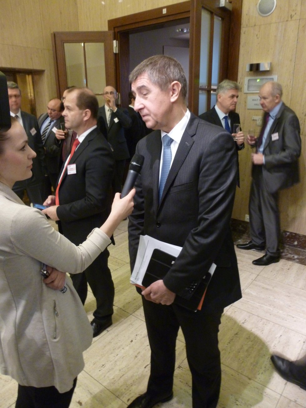 Andrej Babiš na Setkání lídrů českého exportu 2016
