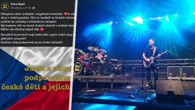 Skupina Extra Band šokovala svým vyjádřením. Čechům umožní vstup na koncerty zdarma, cizincům za plnou cenu.