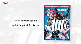 TOP 100: žebříček nejlepších hráčů extraligy ve Sport Magazínu