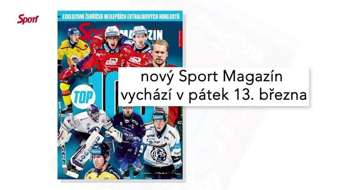 Sport Magazín a Top 100: extraligoví trenéři vybrali nejlepšího hokejistu Sport Magazín a Top 100: extraligoví trenéři vybrali nejlepšího hokejistu