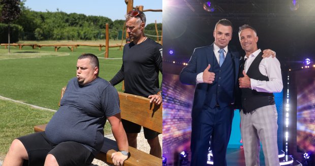 Martin za sebou během roku nechal 70 kilo tuku.