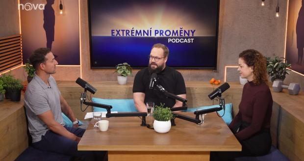 Tomáš s Míšou v podcastu Extrémní proměny.