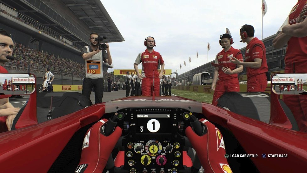 V pit stopu stáje Ferrari