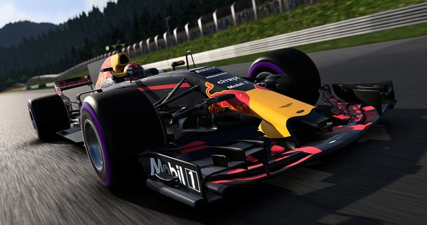 Jízda je v F1 2017 adrenalinová a napínavá.