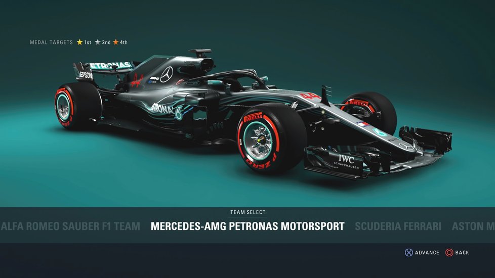 F1 2018 pro PlayStation 4