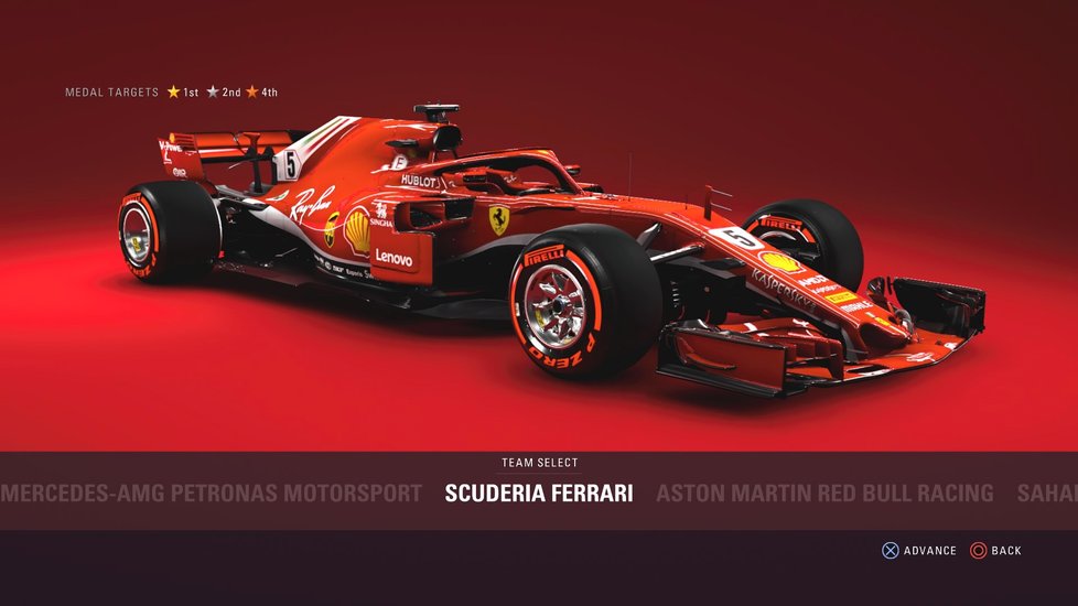 F1 2018 pro PlayStation 4