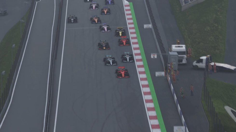 Závodní videohra F1 2019 pro PlayStation 4.