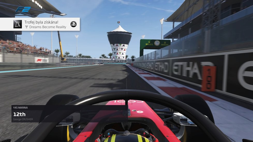 Závodní videohra F1 2019 pro PlayStation 4.