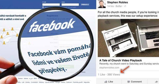 Na mobilní verzi Facebooku se objevila chyba, která odhalila počet zhlédnutí příspěvků.