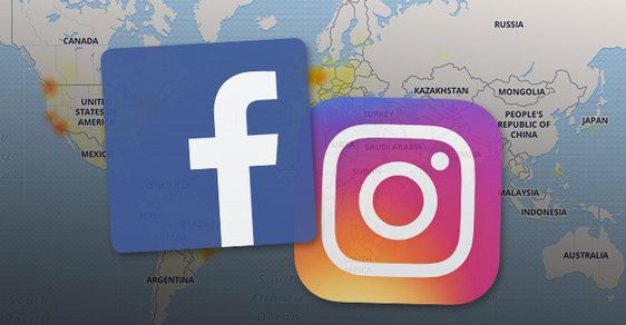 Uživatelé se nemohou přihlásit na Facebook ani Instagram