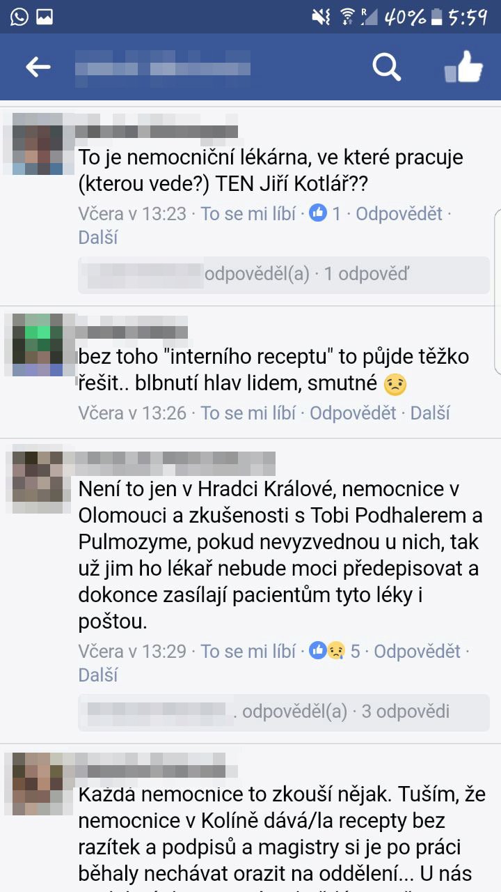 Lékárníci na Facebooku zuří nad praktikami nemocnic, které pod nátlakem posílají pacienty do svých lékáren.