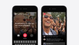 Nová funkce aplikace Facebook Mentions umožňuje celebritám živě streamovat videa.