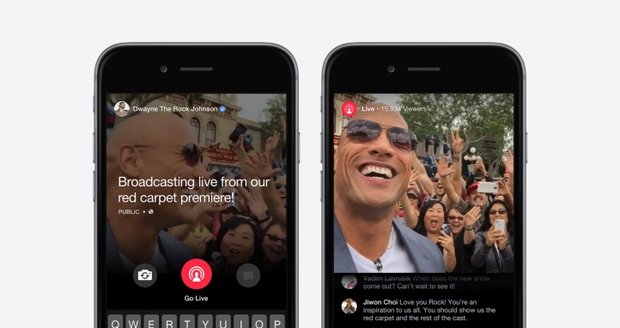Nová funkce aplikace Facebook Mentions umožňuje celebritám živě streamovat videa.
