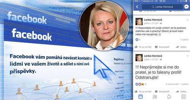 Českým Facebookem se šíří nová vlna podvodů. Obětí se stala i Lenka Hornová