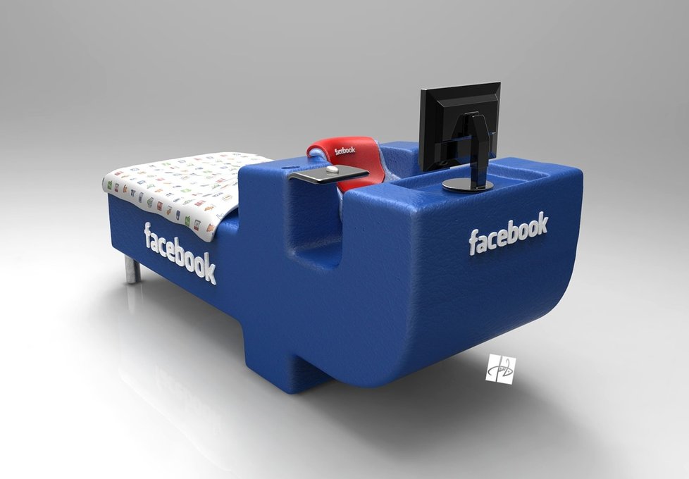 Chorvatský designér se pokusil využít loga sítě Facebook k praktickým účelům. A zammířil se svým produktem na mladé závisláky na této sociální síti