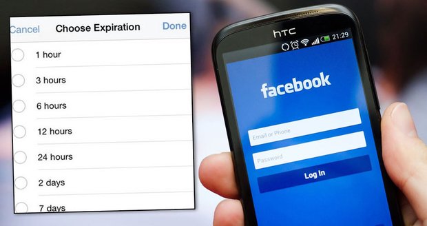 Facebook testuje nastavení expirace příspěvků.