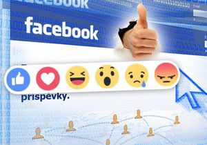 Facebook přidal pět nových tlačítek. Jsou to emotikony.