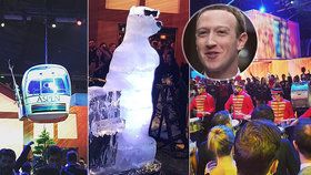 Pompézní vánoční večírek Facebooku: Zuckerberg se plácl přes kapsu! Při dvoudenní párty tekl alkohol proudem