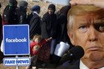 Falešné zprávy o uprchlících a Trumpovi - Facebook bojuje s šířením falešných zpráv.