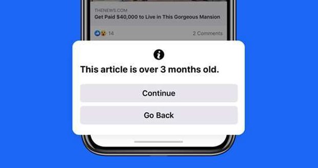 Chystáte se sdílet starý článek? Facebook vás na to začne upozorňovat 