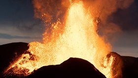 Na Islandu vybuchla opět sopka Fagradalsfjall (3.8.2022)