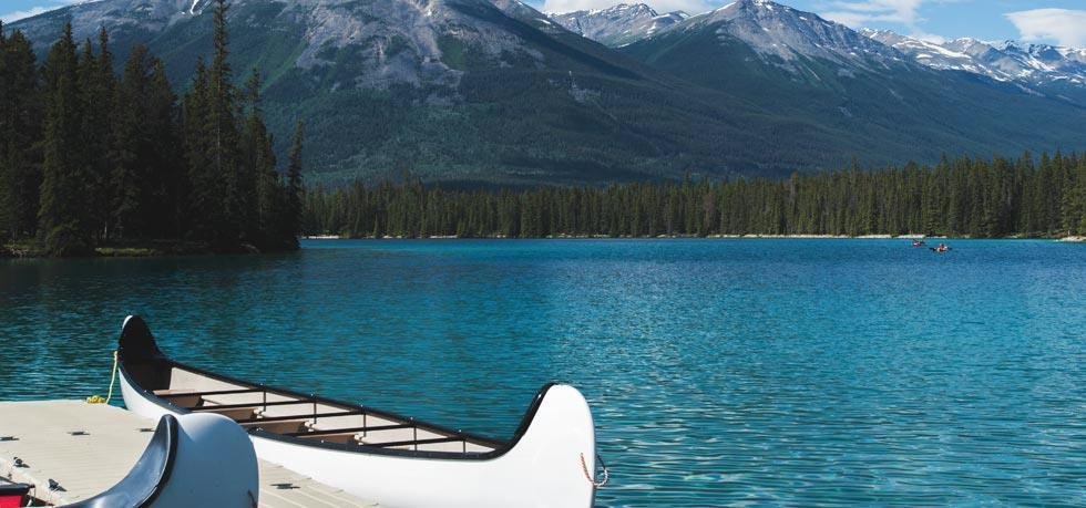 Resort Fairmont Jasper National Park v Kanadě.
