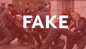 Fake zatčení Trumpa