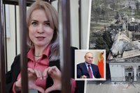 Tvrdý trest za kritiku války na Ukrajině: Soud poslal novinářku na šest let za mříže