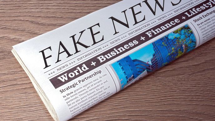 Fake news - Ilustrační foto