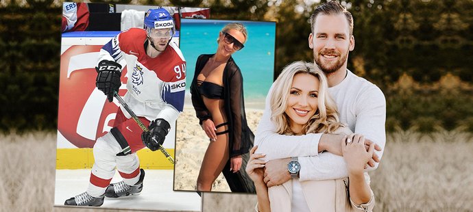 Hokejista Radek Faksa se zasnoubil se svou milovanou Dominikou.