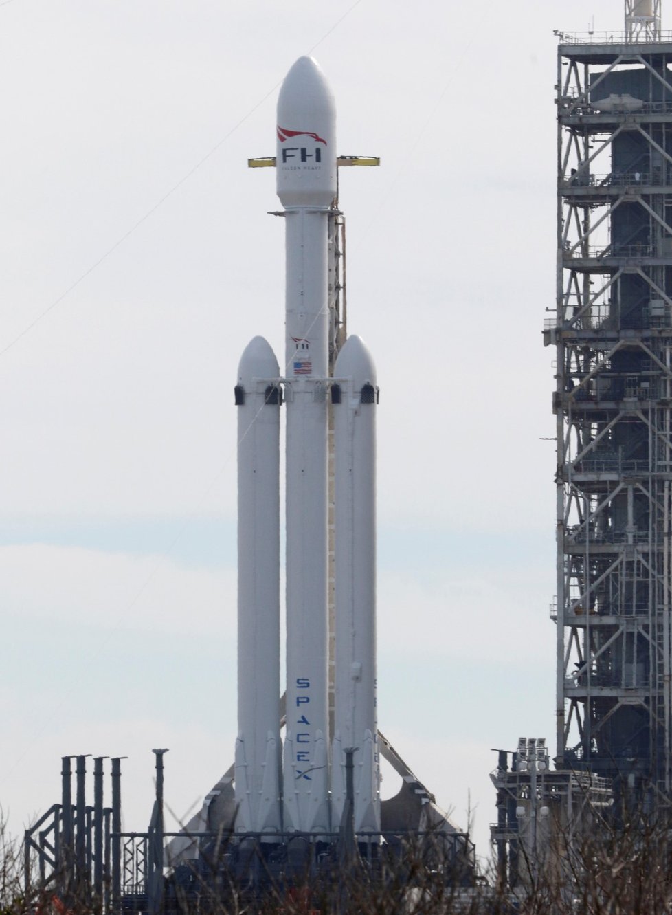 V úterý 6.2 2018 proběhl test nejtěžší rakety světa Falcon Heavy od společnosti SpaceX