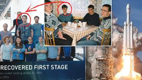 Tomu neuvěříte! Ajťák z „nejšílenější“ fotky internetu stavěl s miliardářem Muskem raketu Falcon Heavy