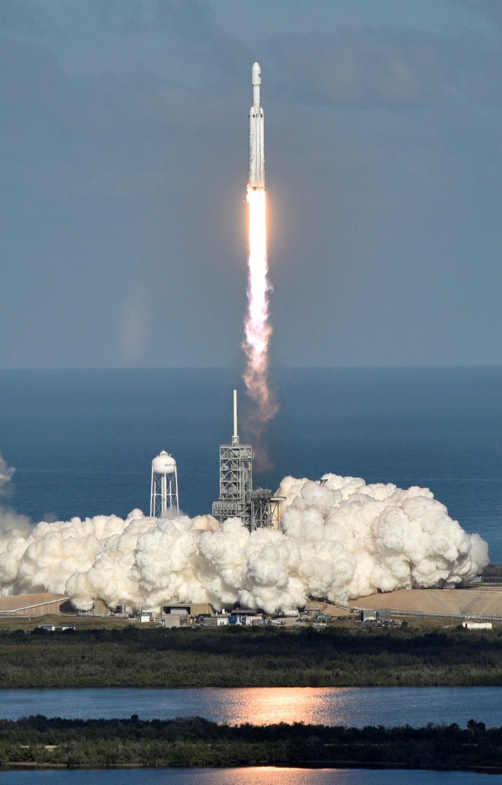 Start rakety Falcon Heavy