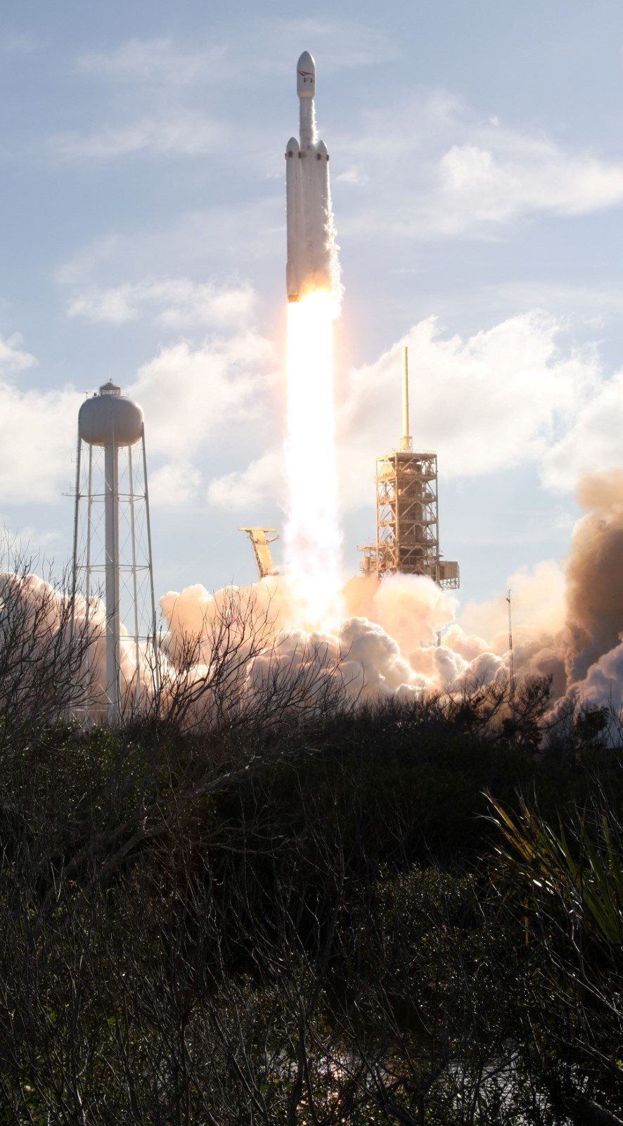 Start rakety Falcon Heavy