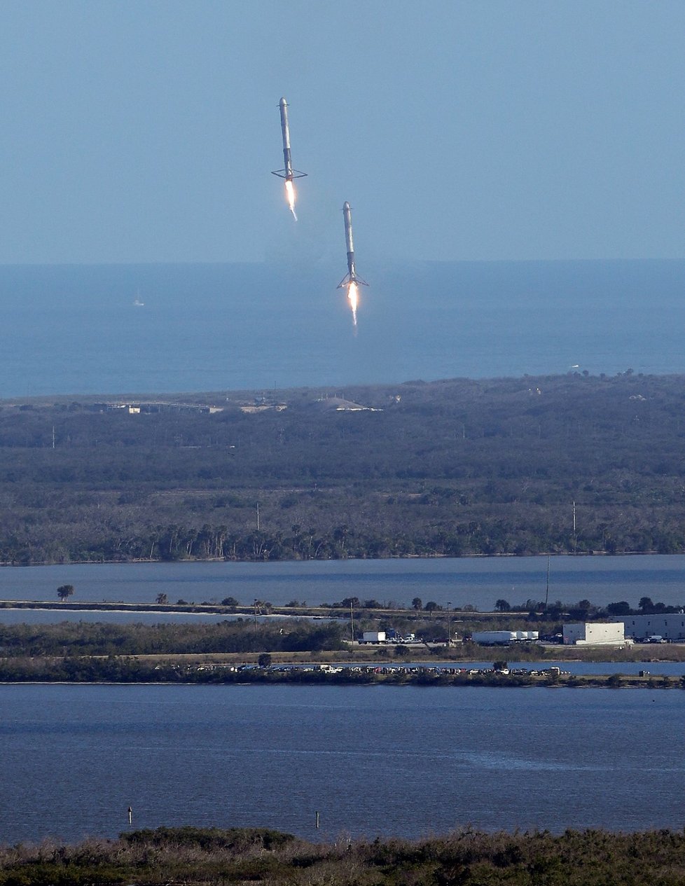 Start rakety Falcon Heavy