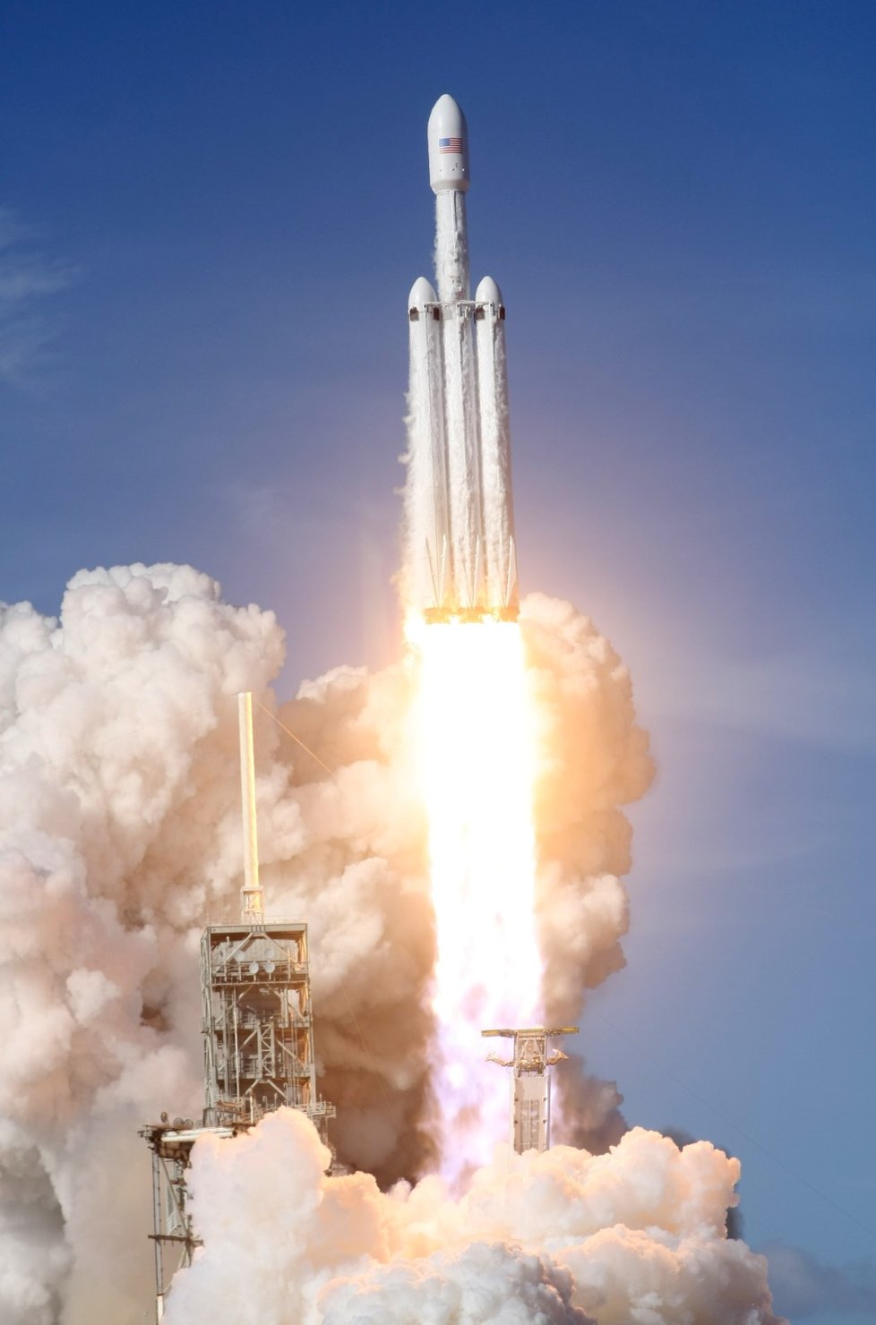 Start rakety Falcon Heavy