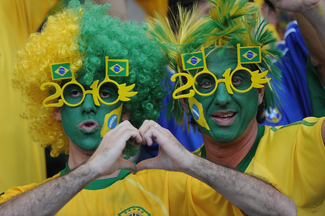 Brazilští fandové se umí dokonale zmalovat.