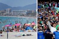 Rychlé šíření mutace delta v Evropě: Obavy z nacpaných pláží i davů fanoušků!