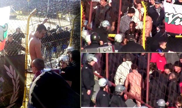 VIDEO: Fanoušek v cizím kotli. Ponižovali ho, plivali a svlékli donaha VIDEO: Fanoušek v cizím kotli. Ponižovali ho, plivali a svlékli donaha