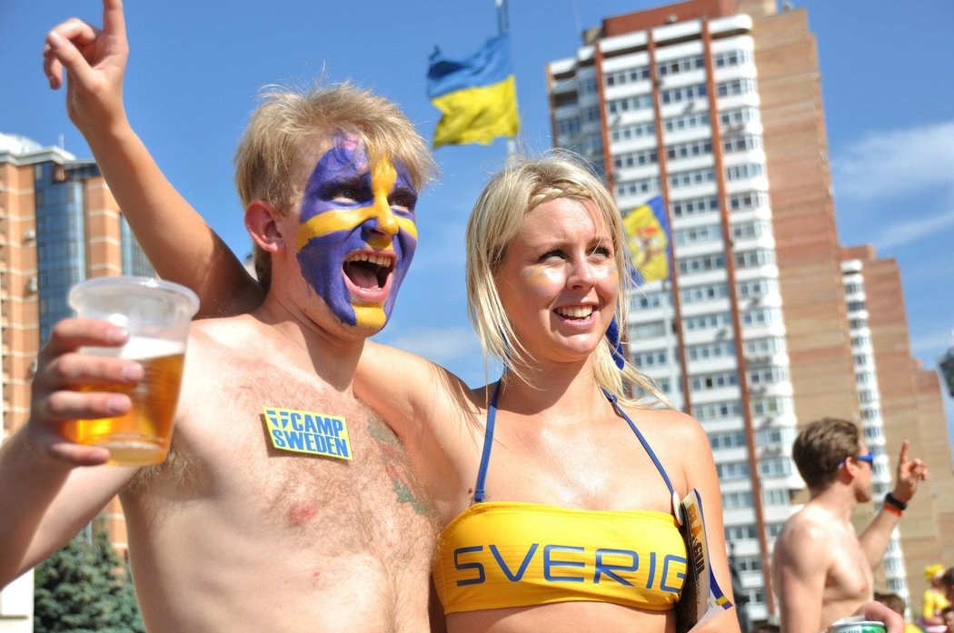 Fanynka na EURO 2012: Švédsko