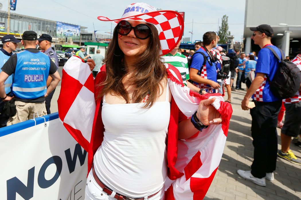 Fanynka na EURO 2012: Chorvatsko