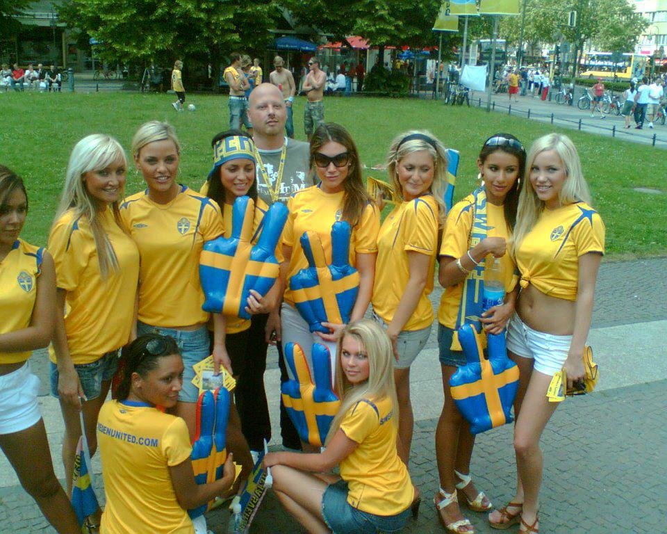Fanynky na EURO 2012: Švédsko