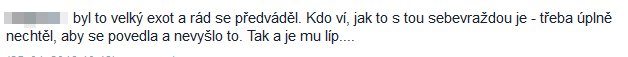 Reakce lidí na smrt Jana Pokorného, alias Indiána z show Farmář hledá ženu.