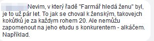 Reakce lidí na smrt Jana Pokorného, alias Indiána z show Farmář hledá ženu.