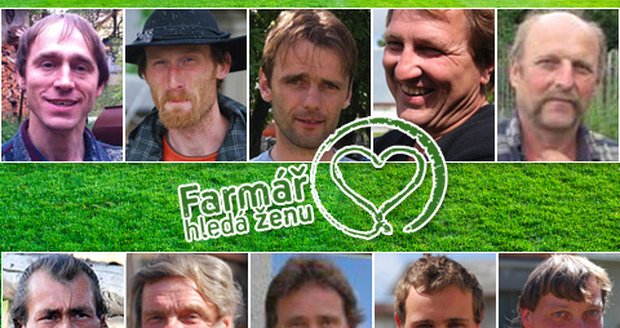 Deset farmářů se uchází o vaše srdce